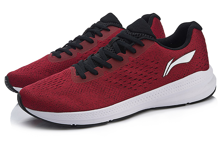 Lookbook Li-Ning Runner Low 'Red Black' ARHN047-4