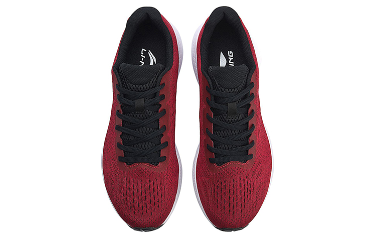 Shop Li-Ning Runner Low 'Red Black' ARHN047-4