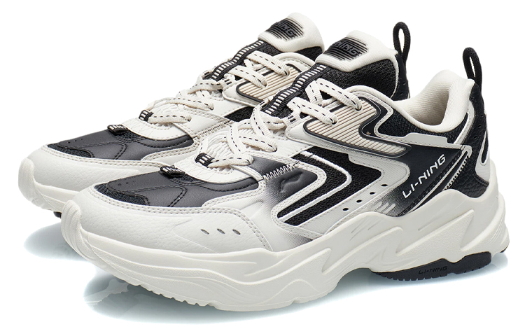 Lookbook Li-Ning Runner Low 'White Black' AGCR331-2