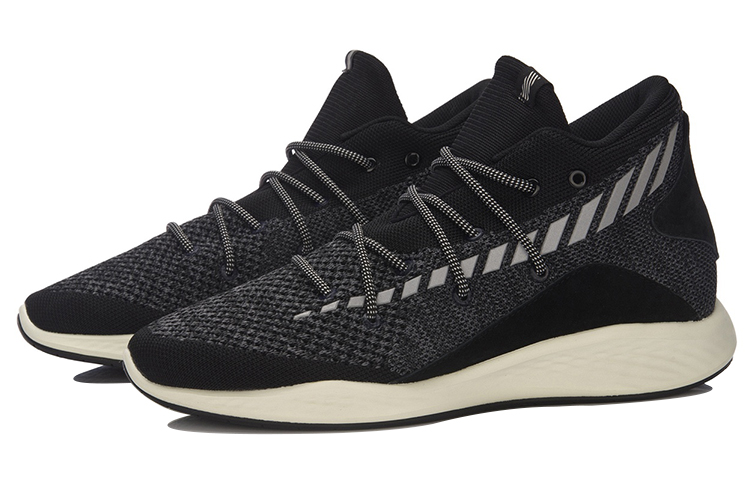 Lookbook Li-Ning Runner Mid 'Grey Black White' GLKM085-1