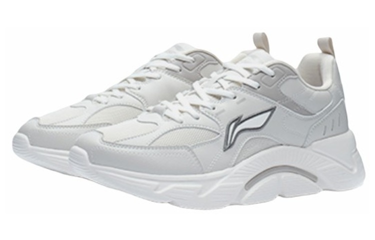 Li-Ning Running 'Light Grey White' 圖 3