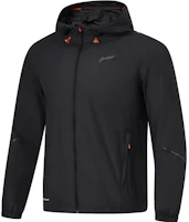 Li-Ning Running Hoodie Water-Resistant Windbreaker Jacket - Black AFDU051-1 Li-Ning Running Hoodie Water-Resistant Windbreaker Jacket - Black AFDU051-1