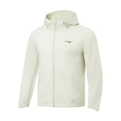 Li-Ning Running Logo Print Reflective Jacket Light Tea Green () AFDT627-4