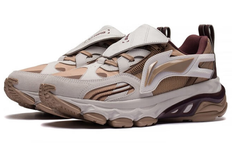 Lookbook Li-Ning Running Low 'Marrón Reflectante' ARLS017-4