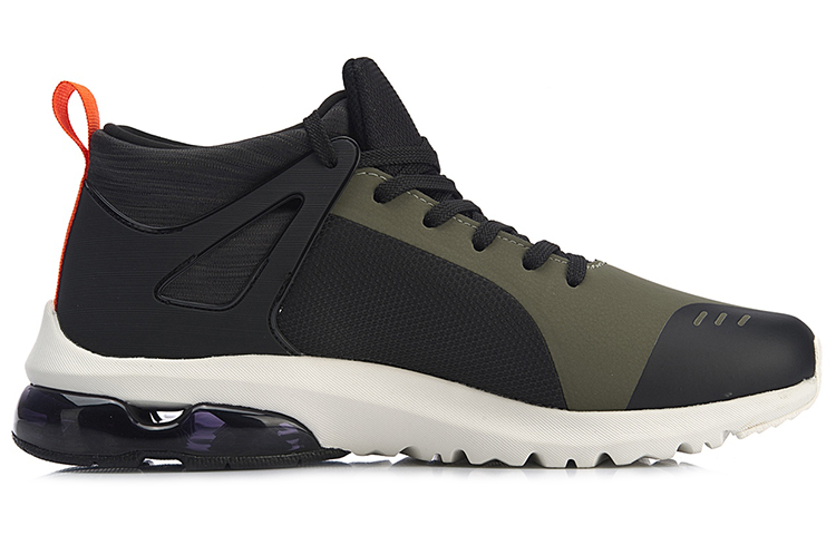 Order Li-Ning Running Mid ''Zwart Groen'' AGLN119-4