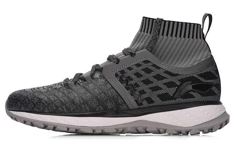 Li-Ning Running Mid 'Grey Black' ARHM083-2