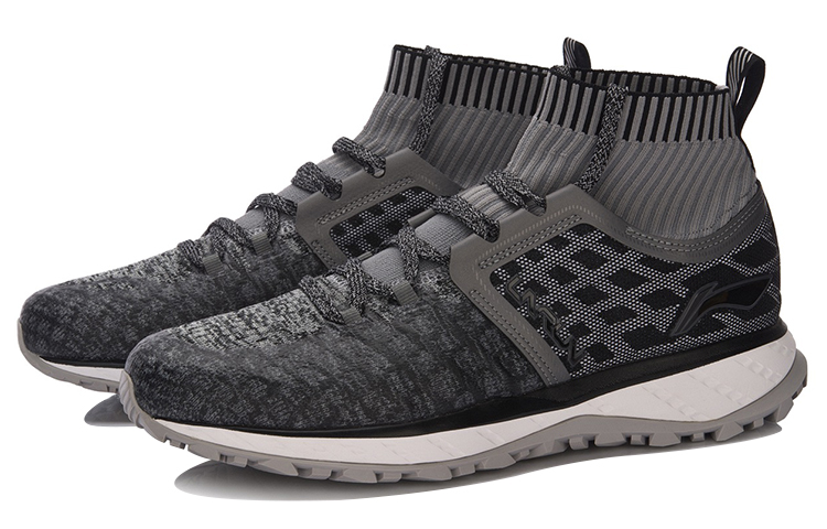 Lookbook Li-Ning Running Mid ''Grijs Zwart'' ARHM083-2