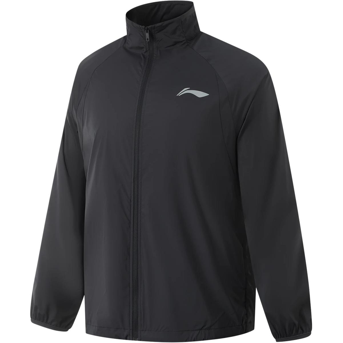 Li-Ning Running Series 2024 "In My Name" Black Zip-Up Breathable Windbreaker Men AFDUC01-1