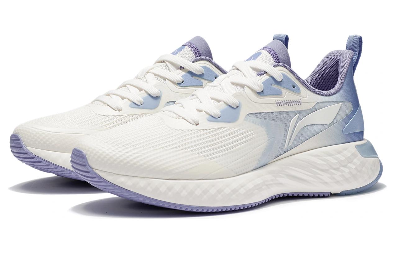 Lookbook LiNing李寧 李寧跑步系列 防滑耐磨 低幫 跑步鞋 白藍色