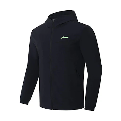 Li-Ning Running Series Packable Hooded Windbreaker Jacket Men’s Black AFDS365-6