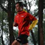 Shop Li-Ning Running Series Waterproof Windproof Breathable Jacket Unisex Red/Yellow ACFV005-4