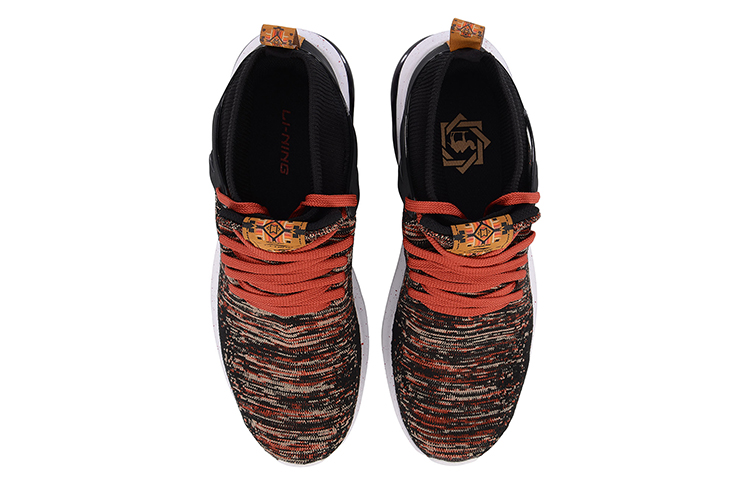 Li-Ning Running Shoe 'Black Orange' 圖 4