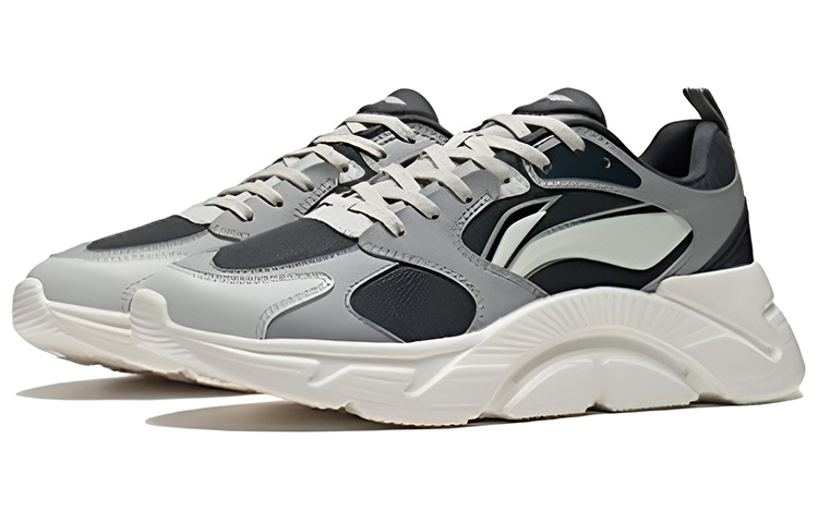 Lookbook Zapatillas de Correr Li-Ning Low 'Negro Gris' ARSS057-3