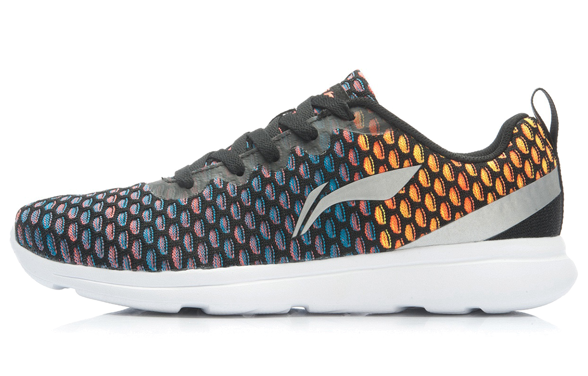 Li-Ning Running Shoes 'Black Orange Mesh'