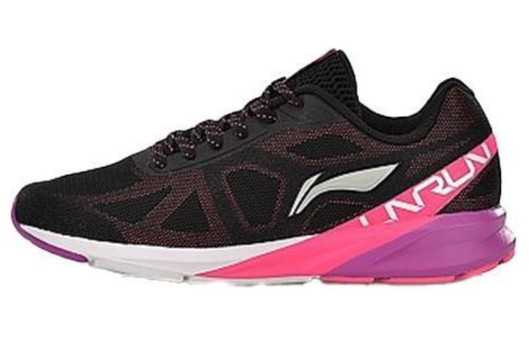 Buy LiNing李寧 透氣耐磨減震 低幫 跑步鞋 GS 黑紫粉