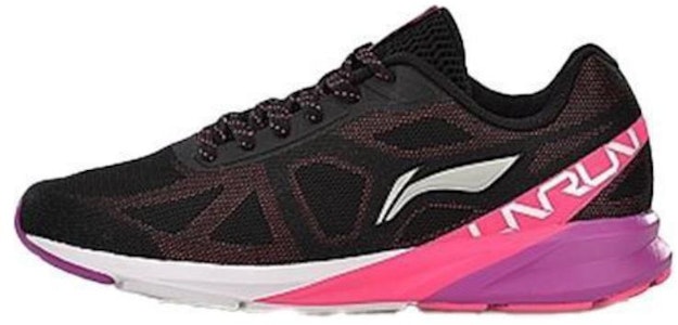 LiNing李寧 透氣耐磨減震 低幫 跑步鞋 GS 黑紫粉 Buy LiNing李寧 透氣耐磨減震 低幫 跑步鞋 GS 黑紫粉