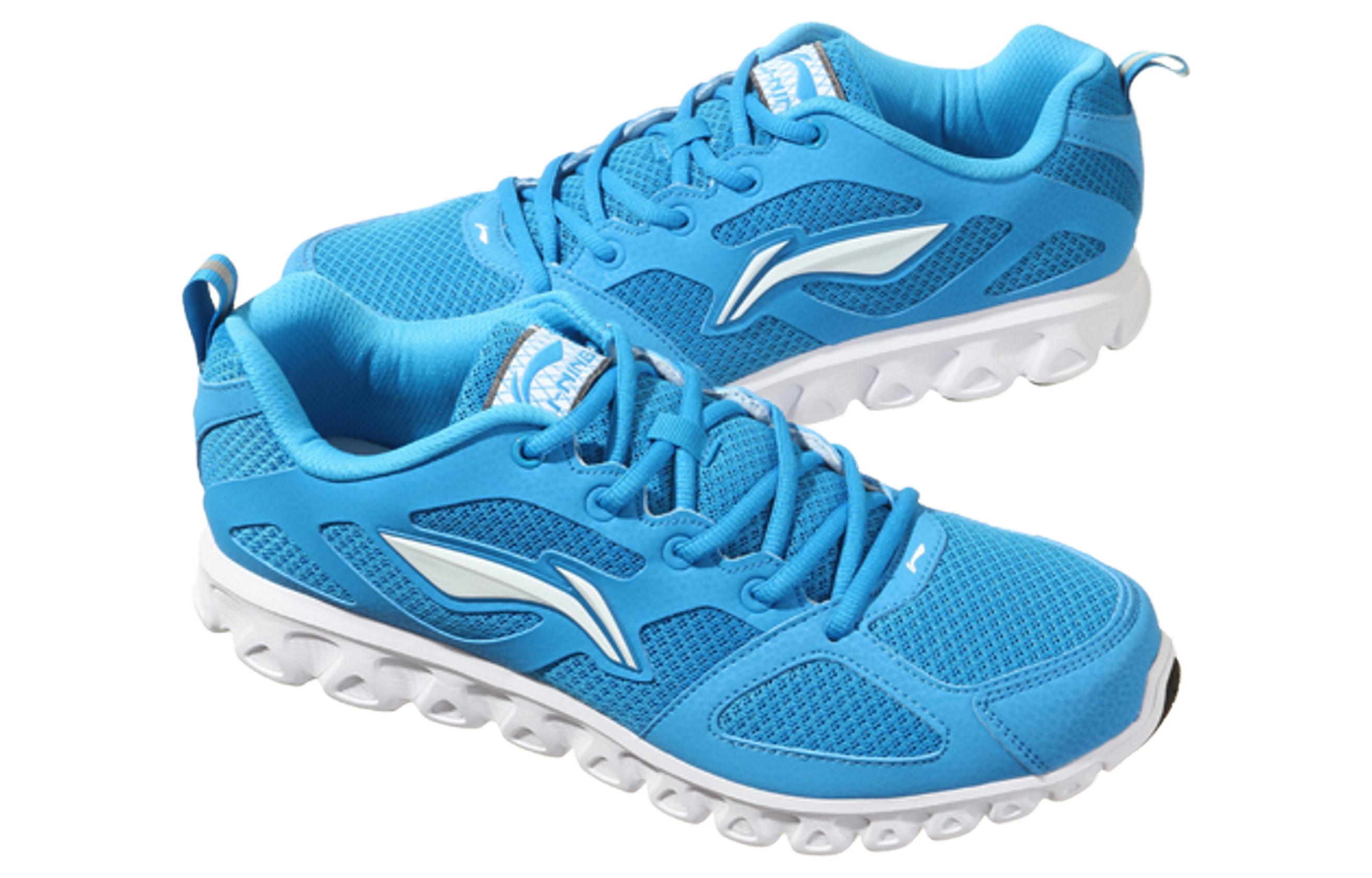 Li-Ning Running Shoes 'Blue White' 圖 4