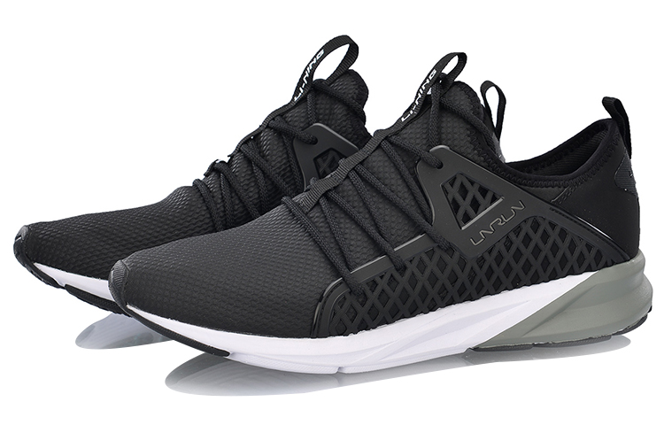 Lookbook Chaussures de Running Li-Ning Multicolores Légères Amorti Noir et Blanc ARHP023-1