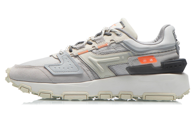 Buy Sepatu Lari Li-Ning 'Abu-abu Reflektif-Oranye' AGCR327-1
