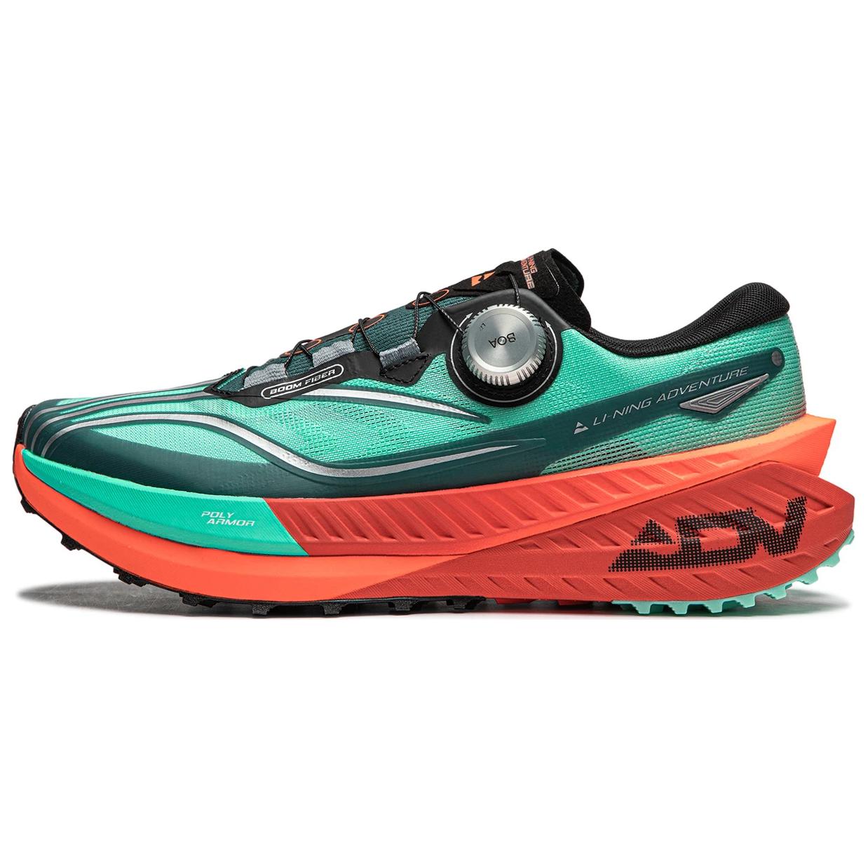 Li-Ning Running Shoes Low 'Black Green Orange' ARNU001-8