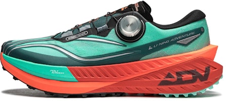 Li-Ning Running Shoes Low 'Black Green Orange' ARNU001-8 Li-Ning Running Shoes Low 'Black Green Orange' ARNU001-8