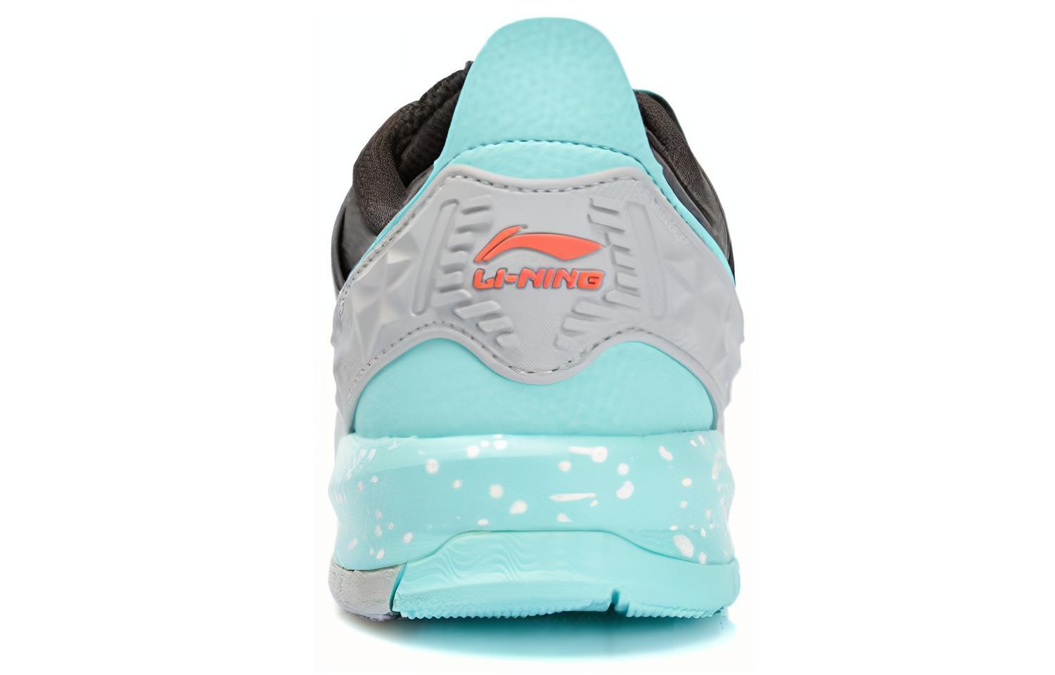 Li-Ning Running Shoes Low 'Black Grey Blue' 圖 4