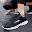 Shop Li-Ning Running Shoes Low 'Black White' ARBP101-1