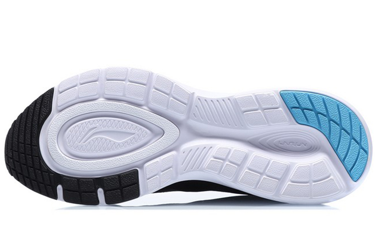Shop Zapatillas Li-Ning Running Low 'Negro Blanco Azul' ARHQ317-3