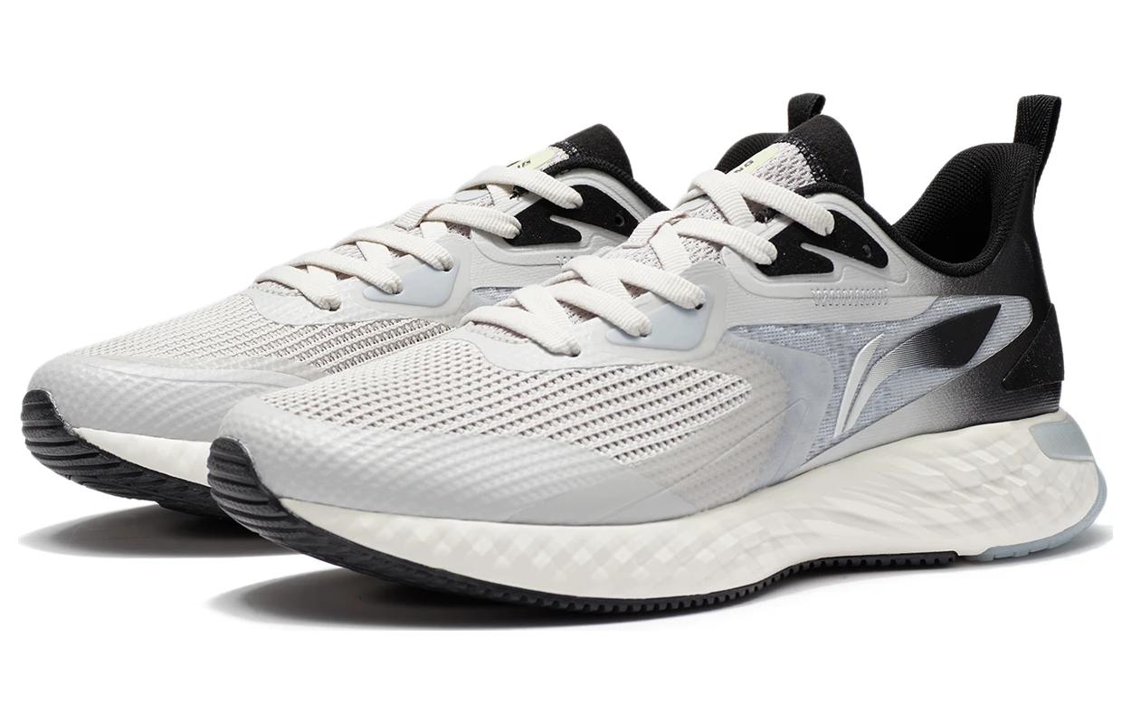 Lookbook Sepatu Lari Li-Ning Low 'Putih Hitam' ARSS017-6