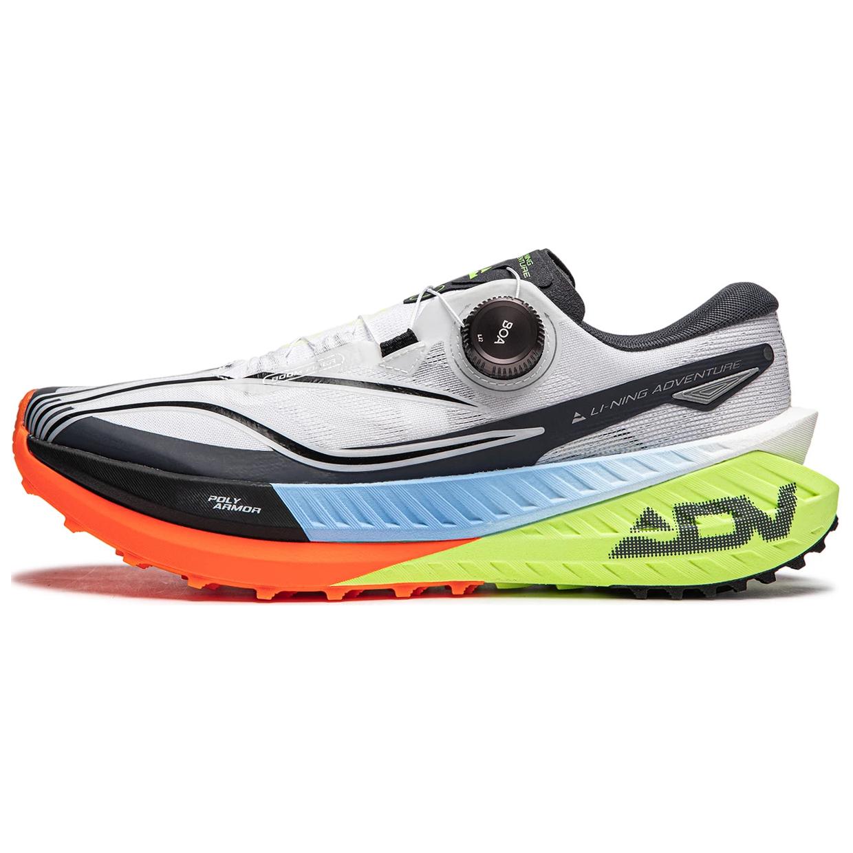 Li-Ning Running Shoes Low 'White Black Blue' ARNU001-1