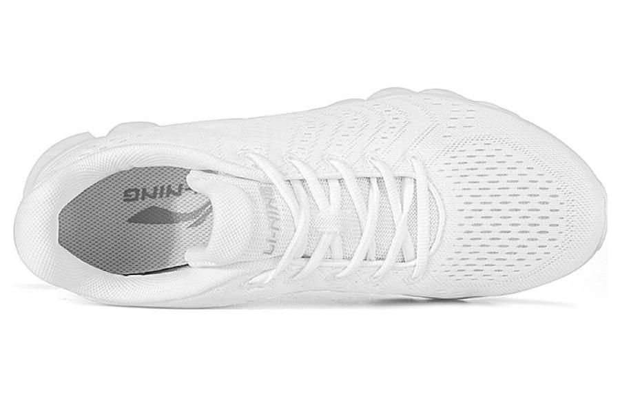 Lookbook Sepatu Lari Li-Ning Rendah 'White Comfort' ARBR021-1