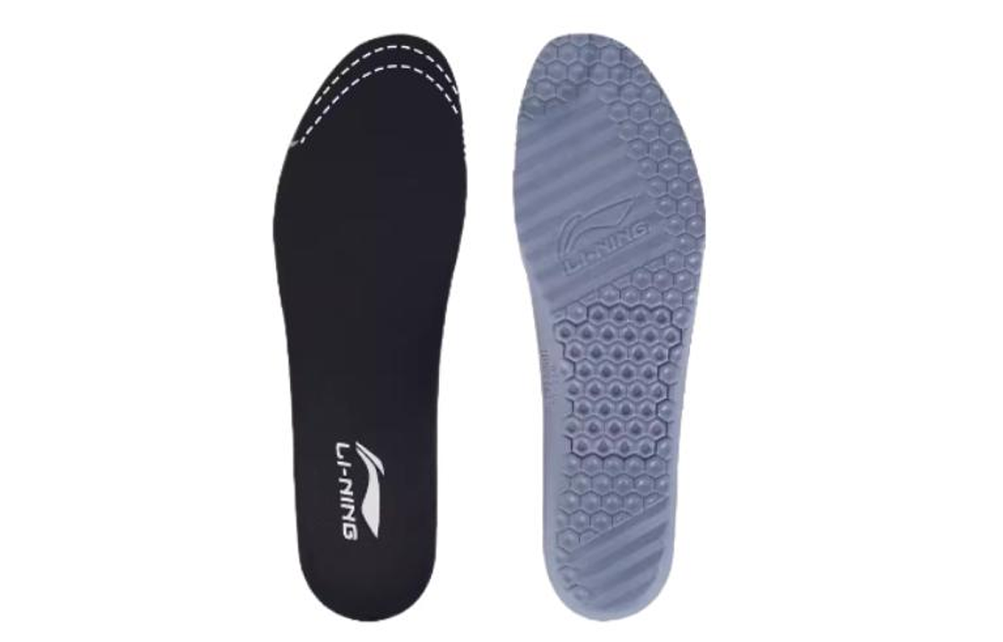 Li-Ning Running Shoes with Shock Absorbing EVA Insoles - Gray/Black Unisex Pair YQAT037-1