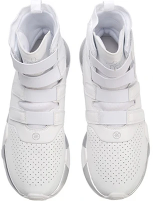 Li-Ning Saga ''Wit Retro Basketbal Hoge Sneakers'' AGWN021-2 Shop Li-Ning Saga ''Wit Retro Basketbal Hoge Sneakers'' AGWN021-2