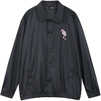 Li-Ning Sakura Series Floral Loose-Fit Casual Jacket Unisex Black AFDS943-5 Li-Ning Sakura Series Floral Loose-Fit Casual Jacket Unisex Black AFDS943-5