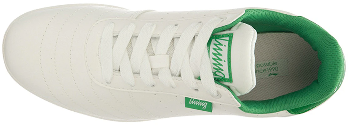 Li-Ning Samba ''Street Trend Bianco Verde'' ALAL061-2 Shop Li-Ning Samba ''Street Trend Bianco Verde'' ALAL061-2