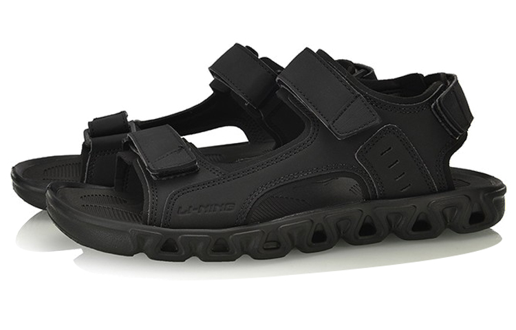 Lookbook Li-Ning Sandal 'Black Trendy Sport' AGUP011-51