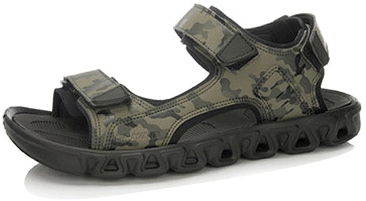 Li-Ning Sandals 'Grey Brown Camo' AGUP011-52 Lookbook Li-Ning Sandals 'Grey Brown Camo' AGUP011-52