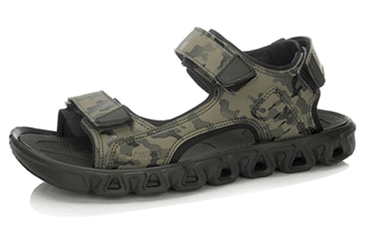 Lookbook Li-Ning Sandals 'Grey Brown Camo' AGUP011-52