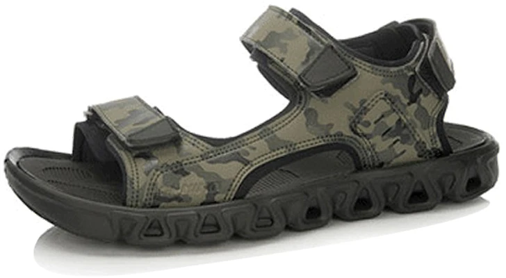 Li-Ning Sandals 'Grey Brown Camo' AGUP011-52 Lookbook Li-Ning Sandals 'Grey Brown Camo' AGUP011-52
