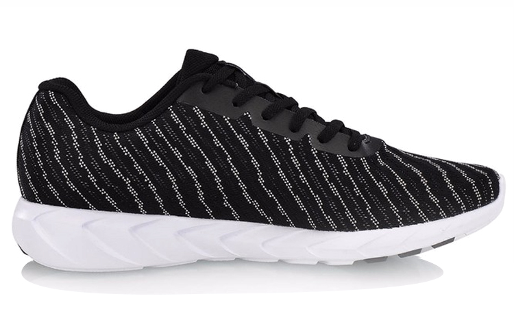 Order Scarpe da Corsa Leggere Traspiranti Li-Ning Seamless Knit ''Nero Bianco'' ARBN013-1