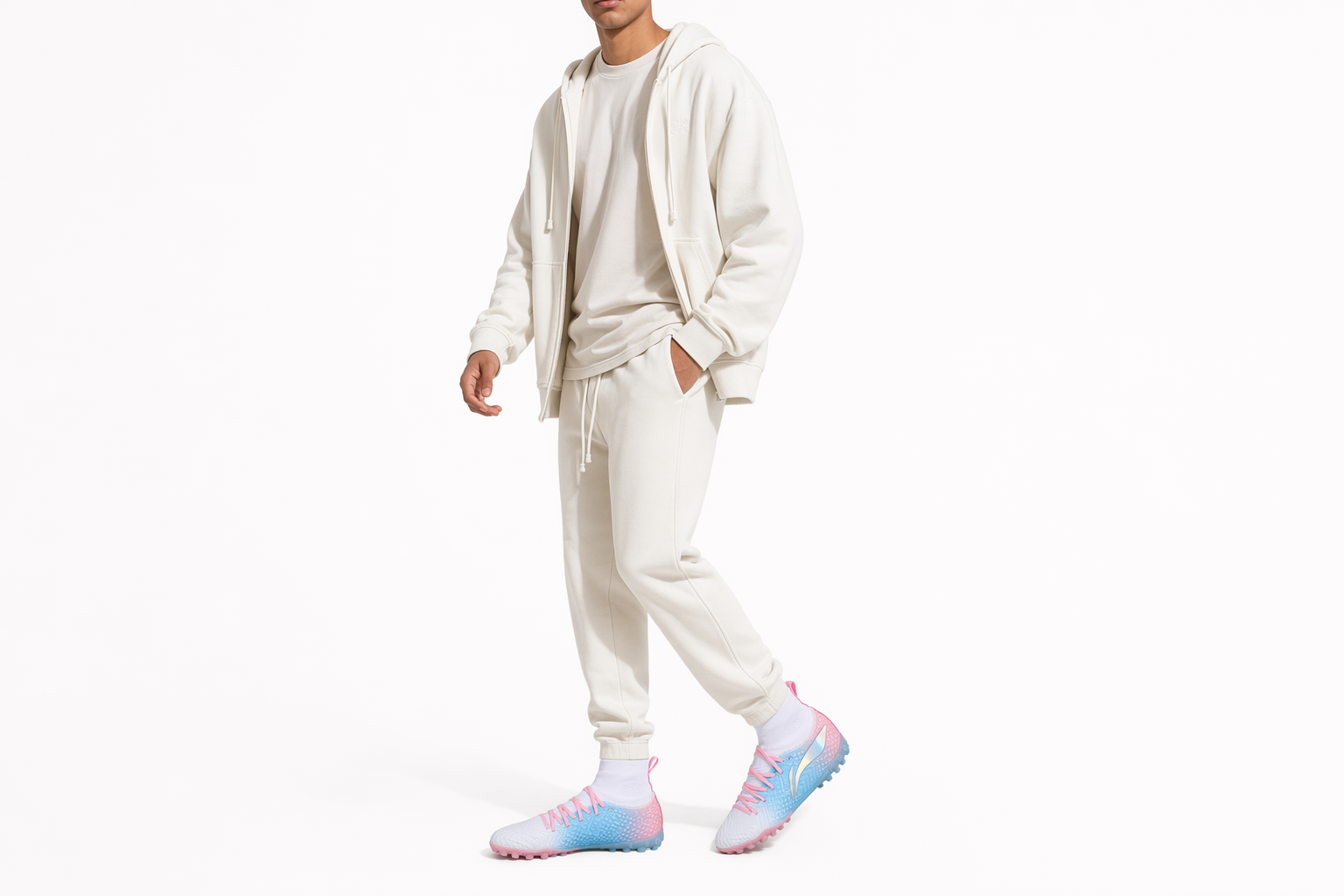 Order 리닝 쉐도우 2.0 블루핑크화이트 (Li-ning Syedeou 2.0 Beullupingkeuwaiteu) YSTT029-3