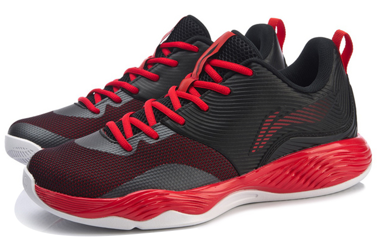 Lookbook Li-Ning Shadow 2 'Negro Rojo' ABPN019-2