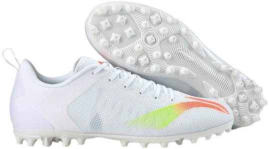 LiNing李寧 網面壓膜人造草地 減震防滑 足球鞋 男款 白色 Shop LiNing李寧 網面壓膜人造草地 減震防滑 足球鞋 男款 白色