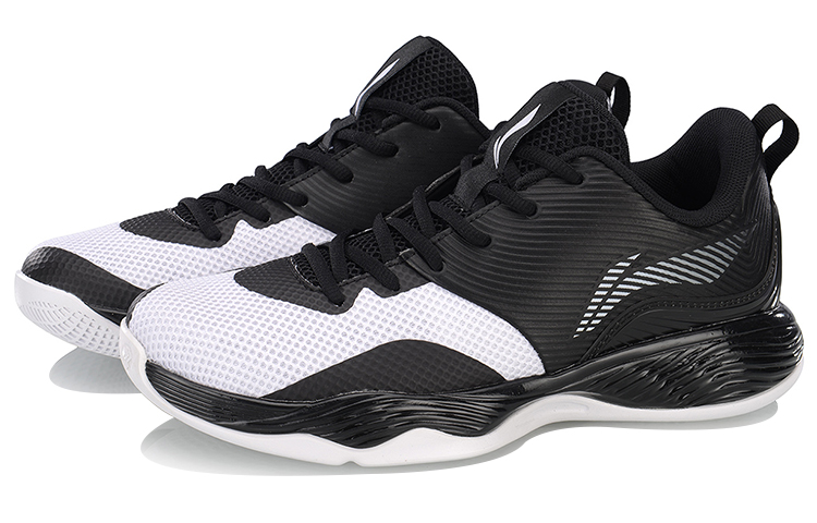 Lookbook Li-Ning Shadow 2 Low 'Hitam Putih' ABPN019-7