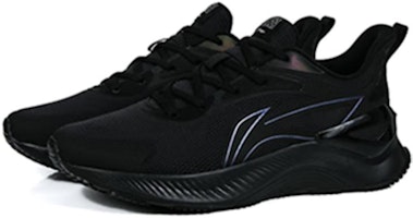 LiNing李寧 越影3.0 減震耐磨透氣 低筒 跑步鞋 男款 黑色 Order LiNing李寧 越影3.0 減震耐磨透氣 低筒 跑步鞋 男款 黑色