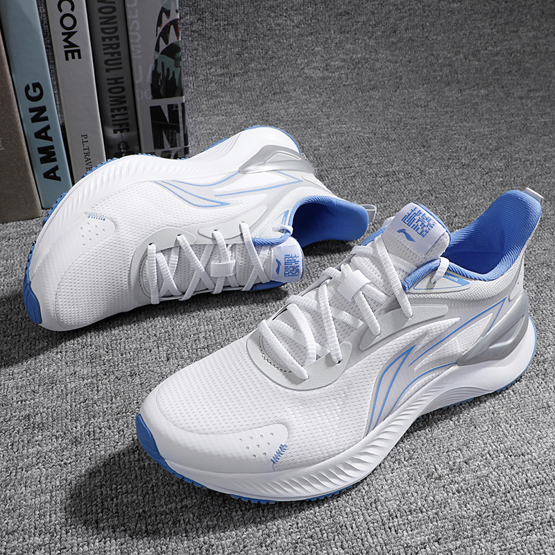 Lookbook 李寧 シャドウ 3.0 白/青 (Riningu Shadou 3.0 Shiro/Ao) ARHU023-5