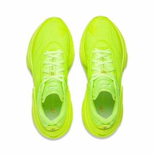 LiNing李寧 絕影3 ESSENTIAL 䨻弜一體 穩定減震防滑耐磨支撐回彈 低筒 休閒跑步鞋 男款 螢光綠 4