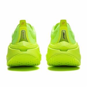 LiNing李寧 絕影3 ESSENTIAL 䨻弜一體 穩定減震防滑耐磨支撐回彈 低筒 休閒跑步鞋 男款 螢光綠 5