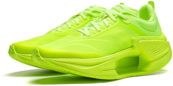 LiNing李寧 絕影3 ESSENTIAL 䨻弜一體 穩定減震防滑耐磨支撐回彈 低筒 休閒跑步鞋 男款 螢光綠 Lookbook LiNing李寧 絕影3 ESSENTIAL 䨻弜一體 穩定減震防滑耐磨支撐回彈 低筒 休閒跑步鞋 男款 螢光綠