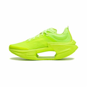 LiNing李寧 絕影3 ESSENTIAL 䨻弜一體 穩定減震防滑耐磨支撐回彈 低筒 休閒跑步鞋 男款 螢光綠 1